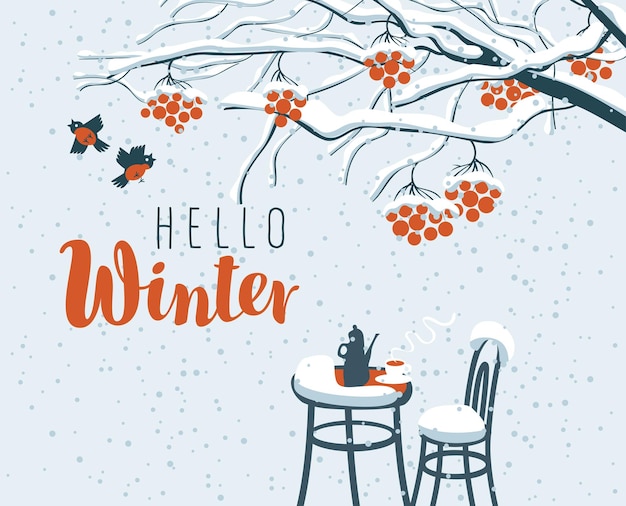 hello winter poster