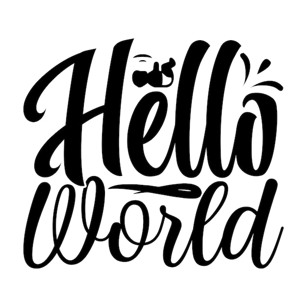 Hello world SVG