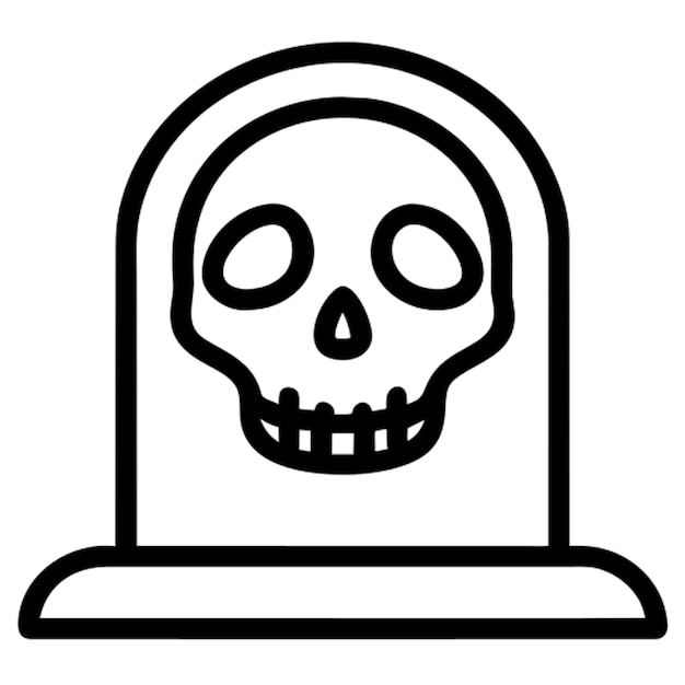 Vector hellowen icon outline