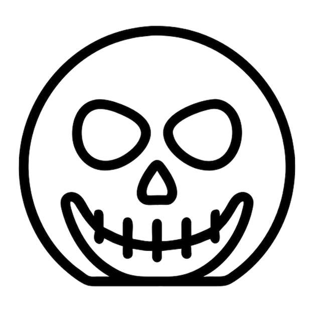 Vector hellowen icon outline