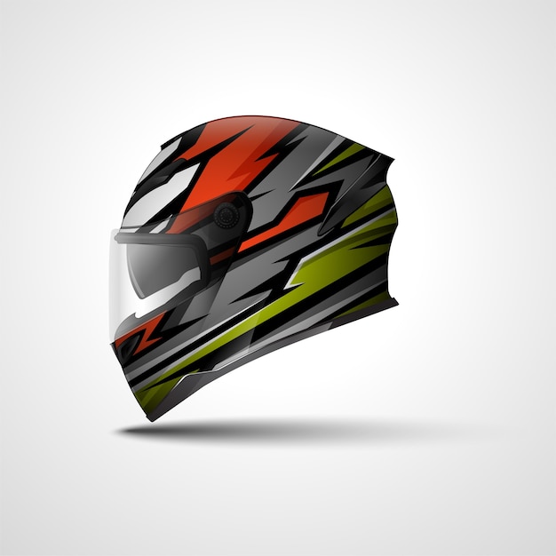 Helm race sport wrap ontwerp