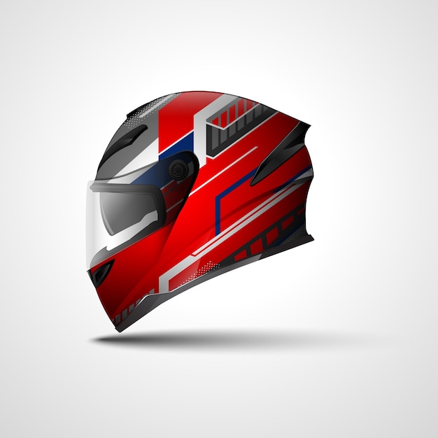 Helm race sport wrap ontwerp