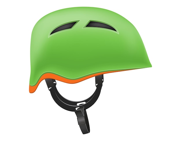 Vector helmet climbing equipment vector illustration