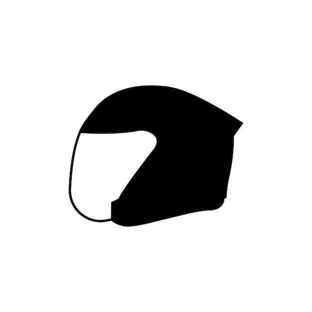 helmet icon vector template illustratie logo ontwerp