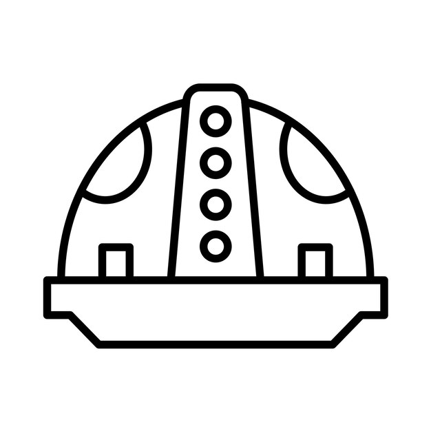 ヘルメットの線図