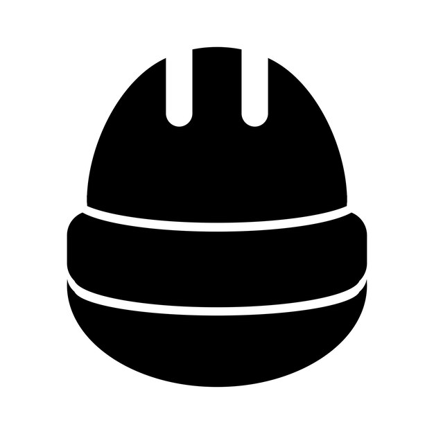 Vettore di logo del casco