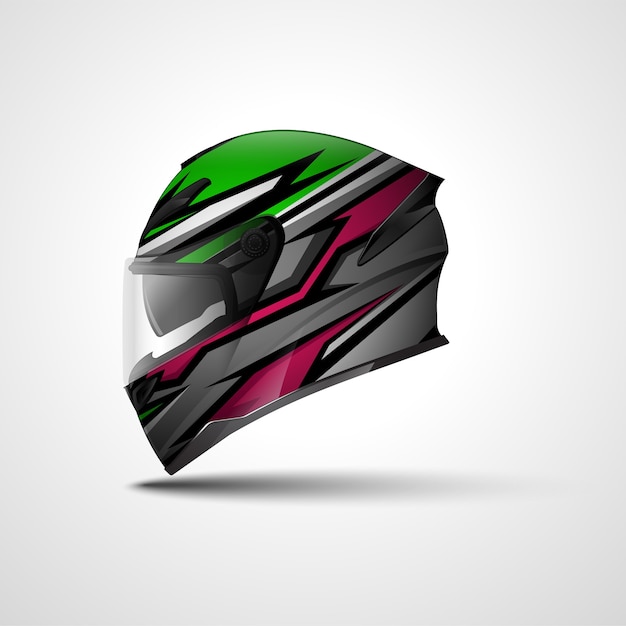 Design avvolgente sportivo da corsa per casco