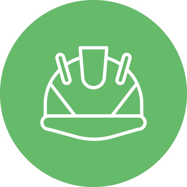 Иллюстрация векторной иконы шлема иконы нефтяной промышленности