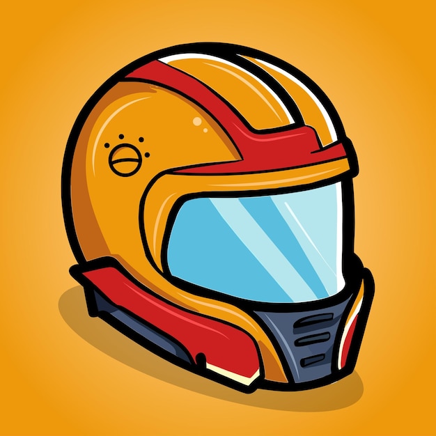 Helmet vector icon illustration