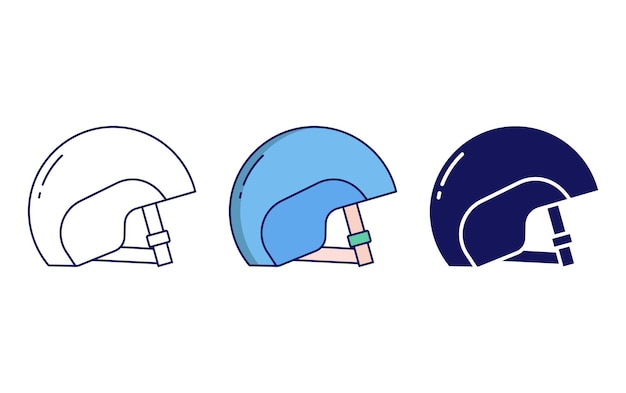 Helmet vector icon