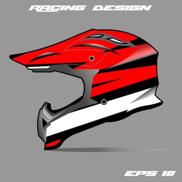 Helmet wrap designs vector