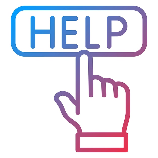 Vector help icon vector image can be used for homeless