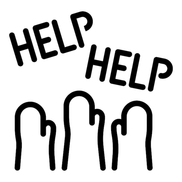 Help schuilkelder pictogram overzicht vector veiligheid verdediging sociale redding