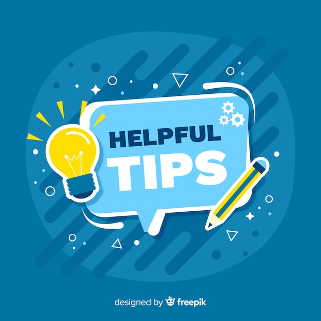 helpful tips