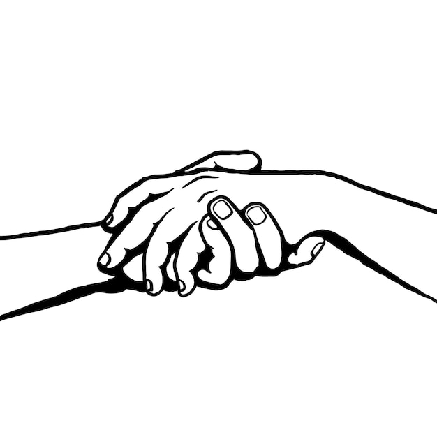 helping hand concept gesture sign