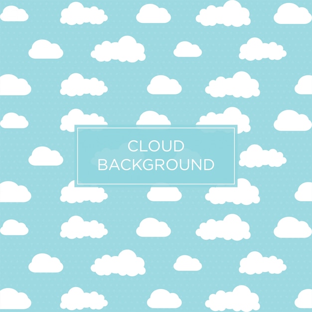Hemel met wolkenpatroon achtergrond