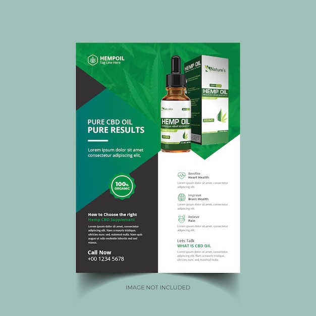 Hemp product flyer