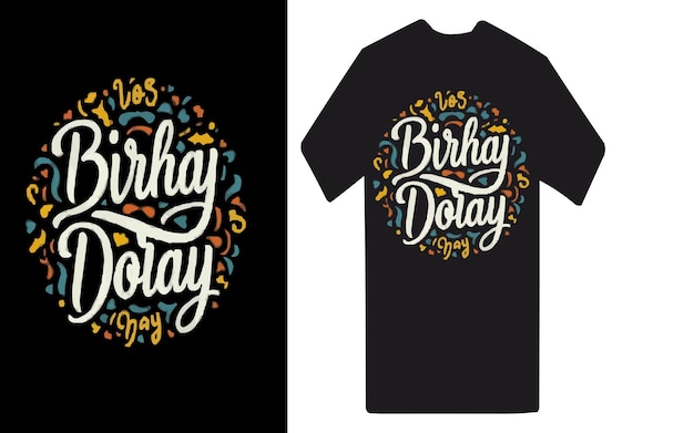 Heppy birth day woman tshirt design