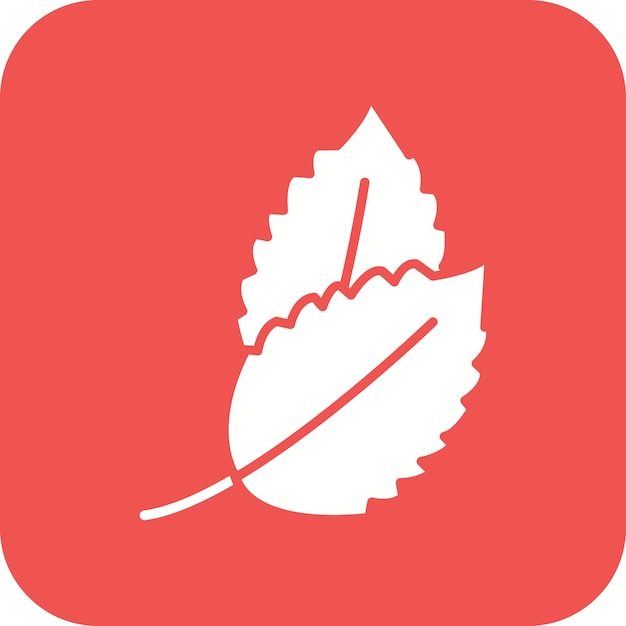 Vector herb leaf icon vector image can be used for fruits and vegetables