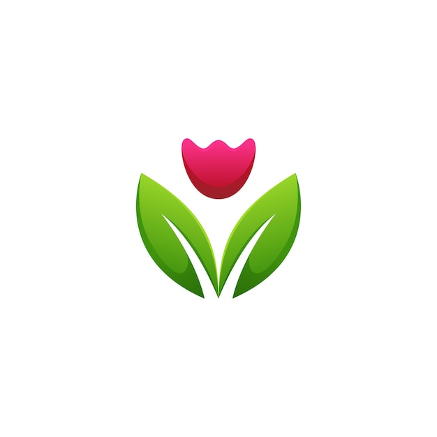 Herbal medical leaf logo