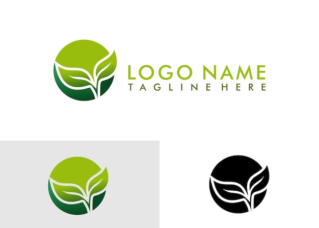 herbal or nature logo vector icon, best for any business that deals with naturalness