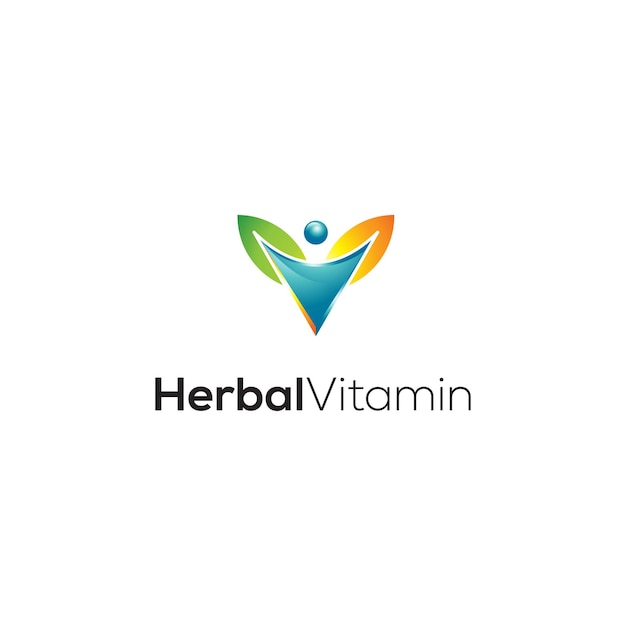 Vector herbal vitamin