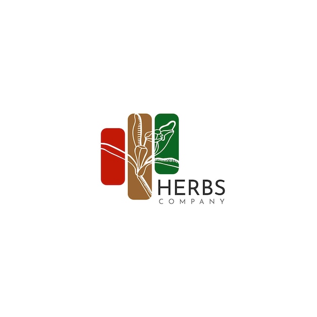 Уникальный логотип компании Herbs