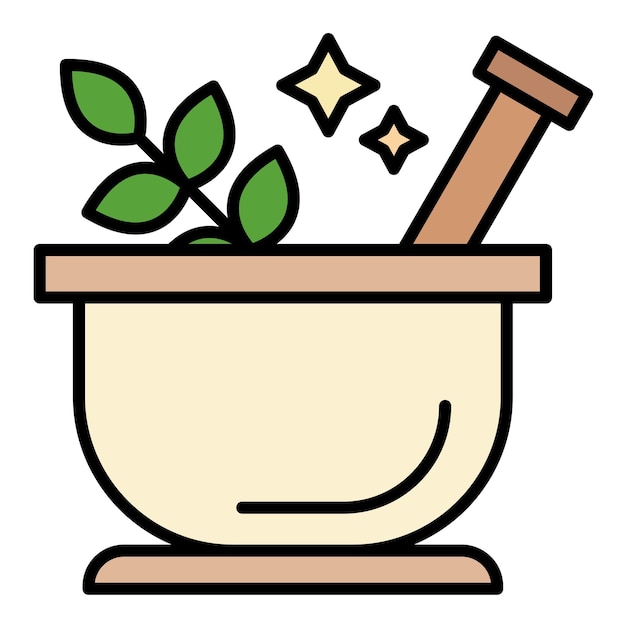 Herbs flat illustration