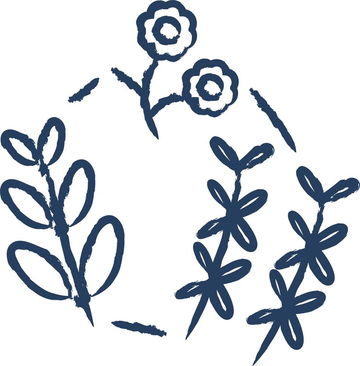 Vector herbs hand drawn vector illustration