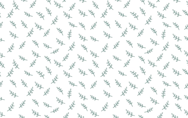 Herbs seamless vector pattern eco friendly print rustic