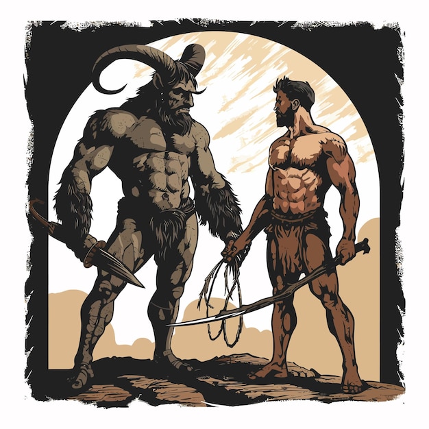 Hercules_heracles_mythology_twelve_labors_vector