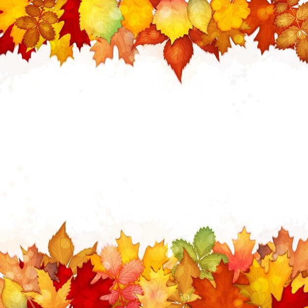 Herfst achtergrond met kleurrijke bladeren
