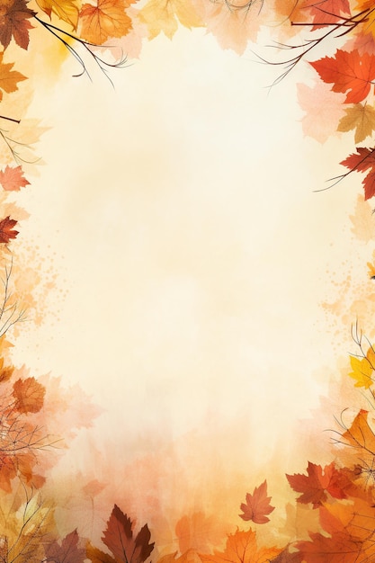 Vector herfst flyer banner