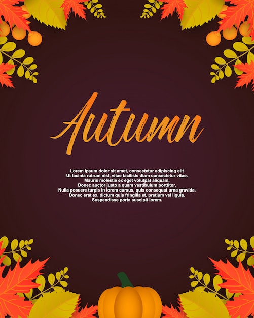 Herfst poster