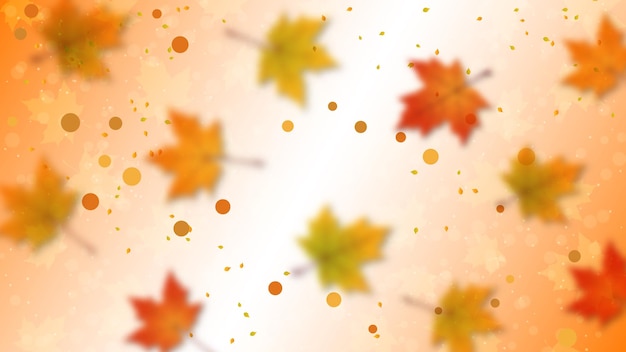 Herfst thema elegante vector achtergrond