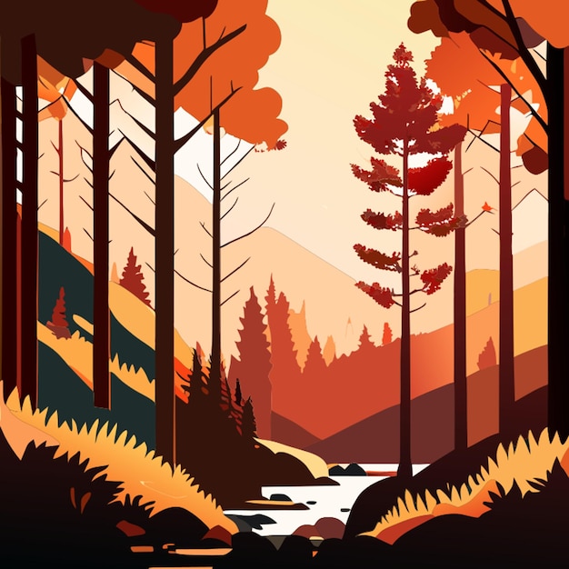 Vector herfst vector illustratie