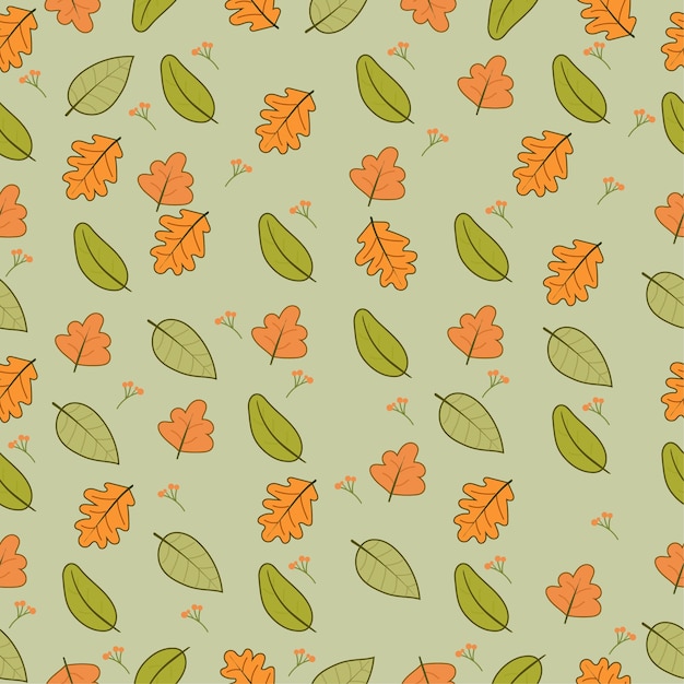 Herfstbladeren naadloos patroon voor behangbanners textiel uitnodigingskaart afdrukken