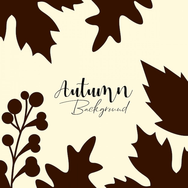 Herfstseizoen typografie met creatief ontwerp vector