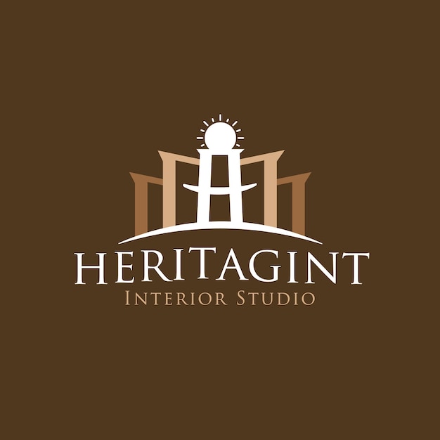 Logo heritage interior design studio