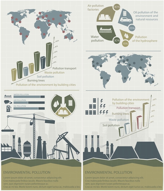 Hernieuwbare energie infographic met elementen van het water van de zon, wind en aarde illustratie illustratie