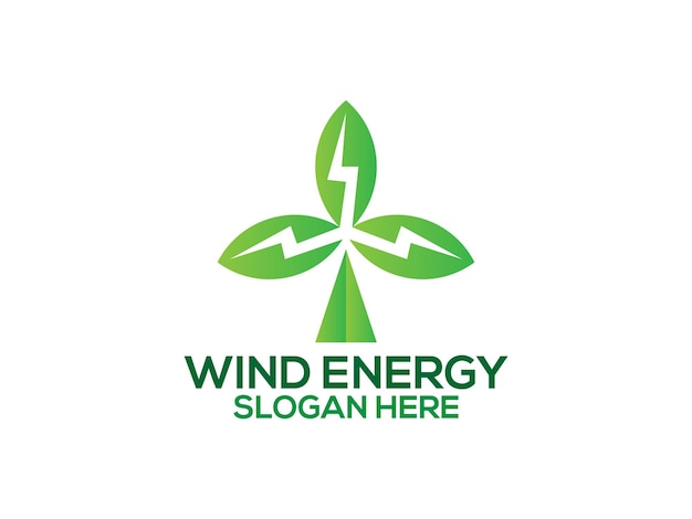 Hernieuwbare energie logo ontwerp vector