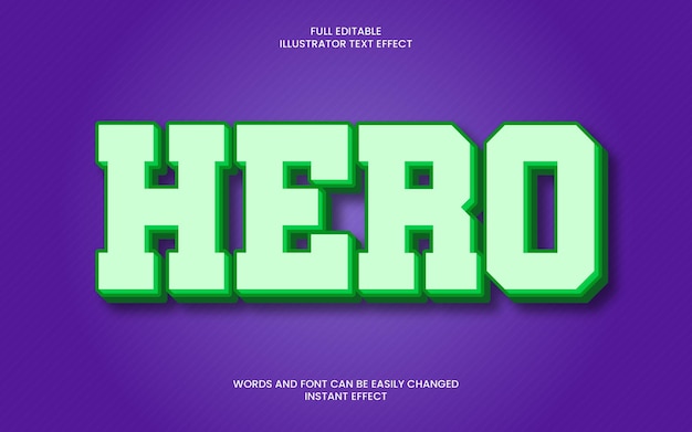 Hero Text Effect