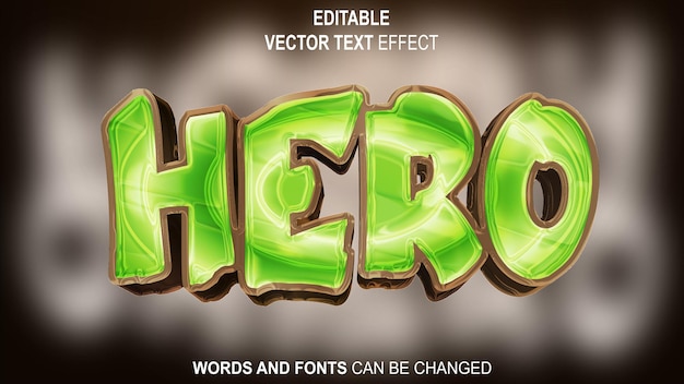 Hero text Effect