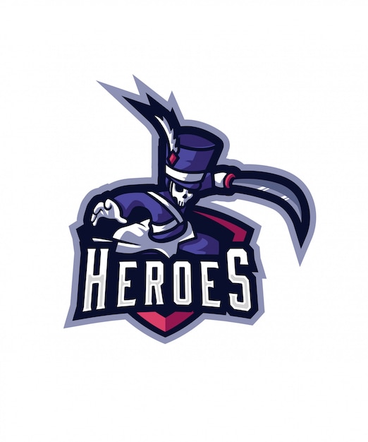Logo heroes e sport