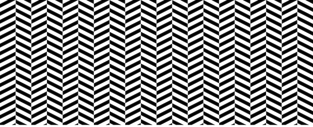 Herringbone seamless pattern Black and white chevron background Repeating zigzag texture