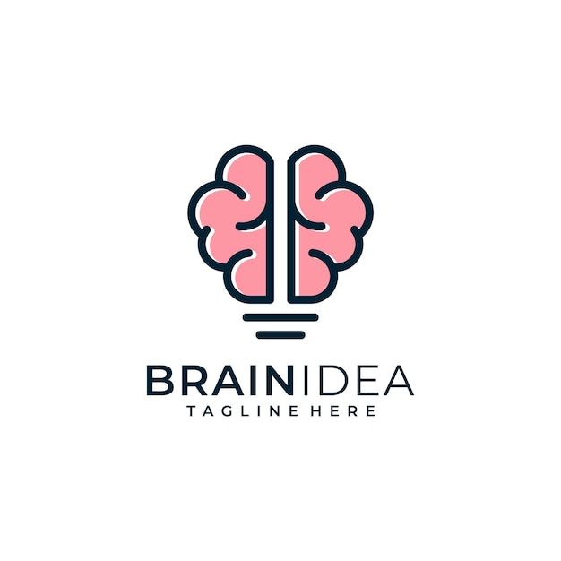 Hersenen idee logo