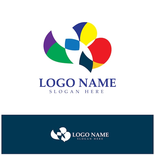 Hersenen logo ontwerpen concept vector Gezondheid Brain Pulse logo Hersenen zorg logo sjabloon vector