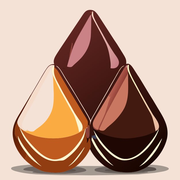 hershey kisses vector illustration