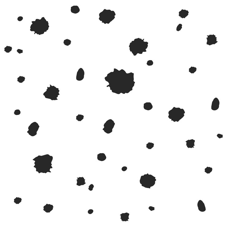 Vector het abstracte patroon van inktvlekken