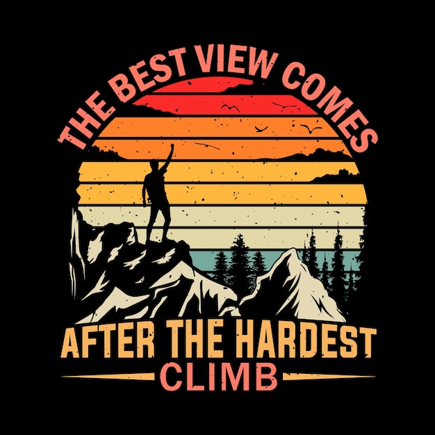 Het beste uitzicht komt na de zwaarste klim